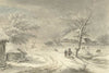 Wintergezicht te Exloo, Drenthe (1755 - 1818)