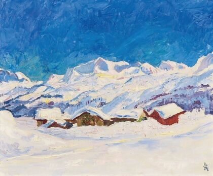 Winterlandscape Near Maloja