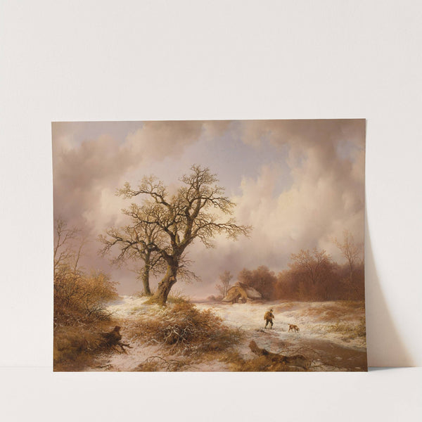 Winterlandschaft by Remigius Adrianus van Haanen