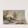 Winterlandschaft by Remigius Adrianus van Haanen