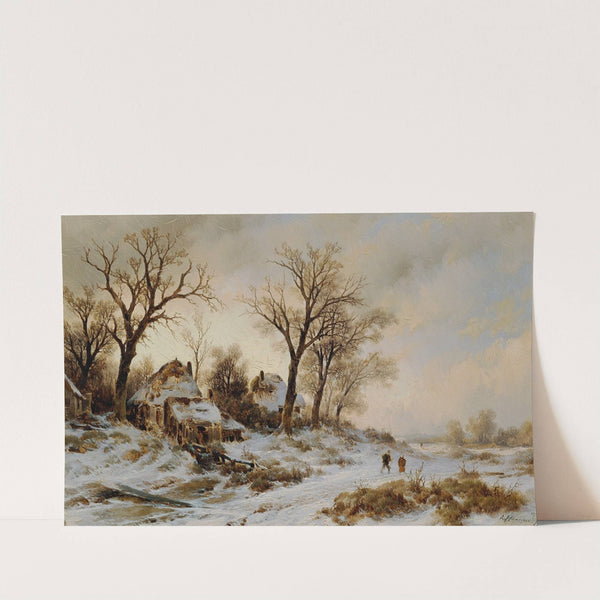 Winterlandschaft by Remigius Adrianus van Haanen