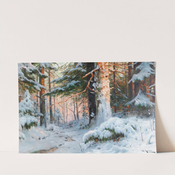 Winterlandschaft by Walter Moras