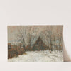 Winterlandschaft mit Gehöft by Rudolf Höckner