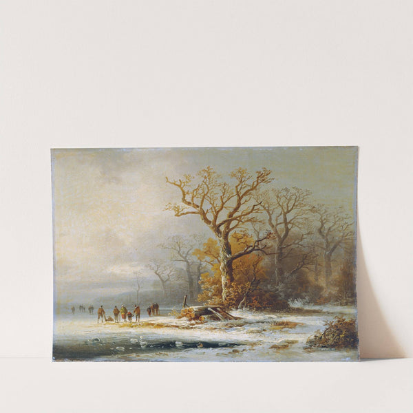 Winterlandschaft by Remigius Adrianus van Haanen
