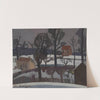 Winterlandschap (Sneeuwlandschap) (1925) by Jean Brusselmans