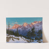 Winterliche Abendstimmung bei Mittenwald by Rudolf Reschreiter