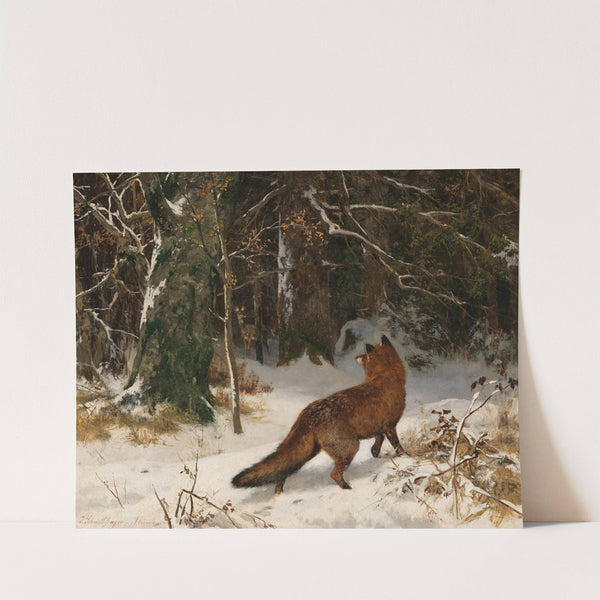 Winterliche Begegnung by Josef Schmitzberger
