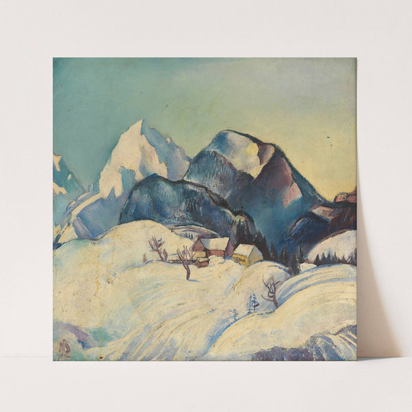 Wintermorgen am Kleinen Priel (1939) by Alois Leopold Seibold