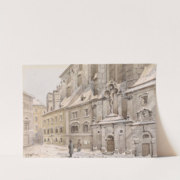 Winterspaziergang by Karl Wenzel Zajicek