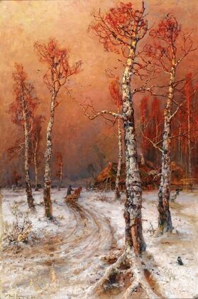 Winterstimmung Mit Saatkrähen
