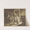 Wirtshausszene mit betrunkenem Mann by Johann Georg Trautmann