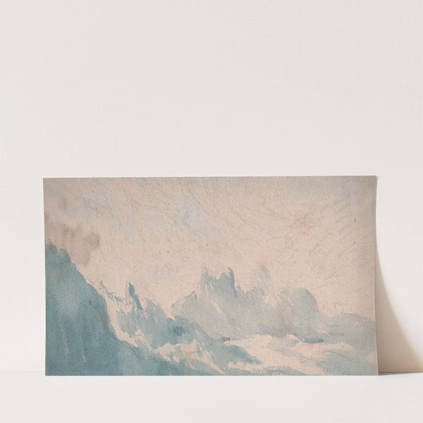 Wispy Cloud Above an Alpine Formation by Thomas Lindsay