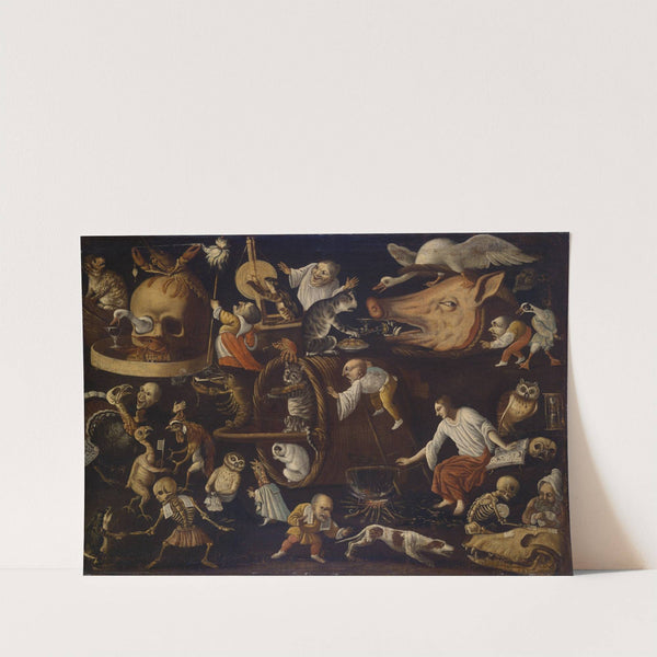 Witchcraft Scene with Dwarves by Pseudo Bocchi