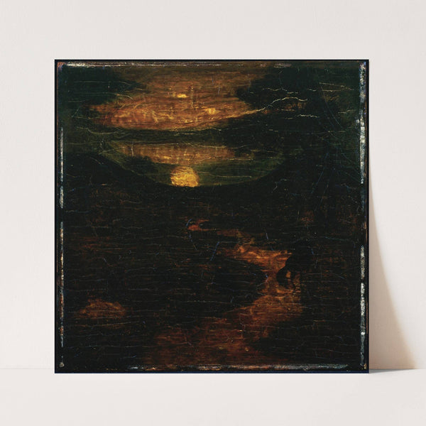 With Sloping Mast And Dipping Prow by Albert Pinkham Ryder