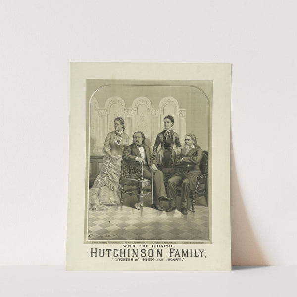 With the original Hutchinson family. &#8216;Tribes of John and Jesse&#8217; by Armstrong &amp; Co