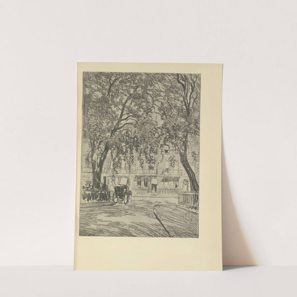 Woburn Square (1928) by Joseph Pennell