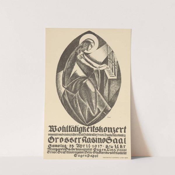 Wohltätigkeitskonzert – veranstaltet vom Deutschen Hülfsverein und Deutschen Chor – Grosser Kasino Saal (1917) by Ernst Linck