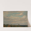 Wolken über herbstlichem Wald by Johann Wilhelm Schirmer