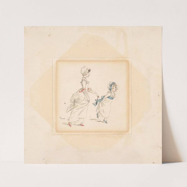 Woman and Child (1883) by Kate Greenaway