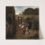 Woman and Child in a Courtyard by Pieter De Hooch
