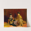 Woman and Little Girl of Constantine with a Gazelle by Théodore Chassériau