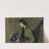 Woman and Peacock (ca. 1900) by Alice Pike Barney