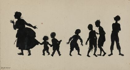 Woman and six children