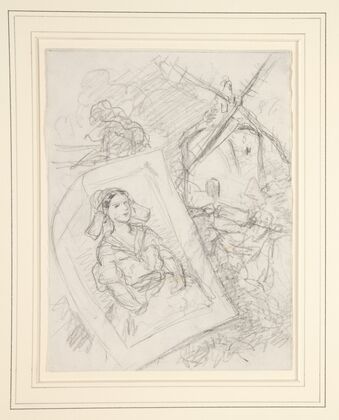 Woman and Windmill