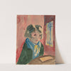 Woman At A Window (1922) by Walter Gramatté