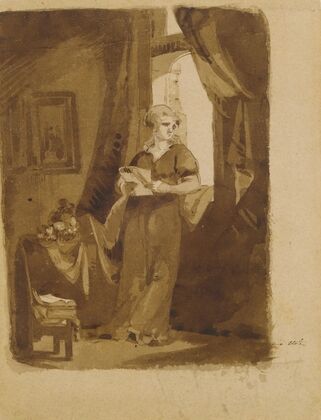 Woman at a Window (from Sketchbook)