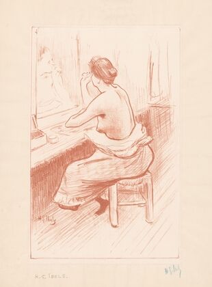 Woman at her toilet (1895)
