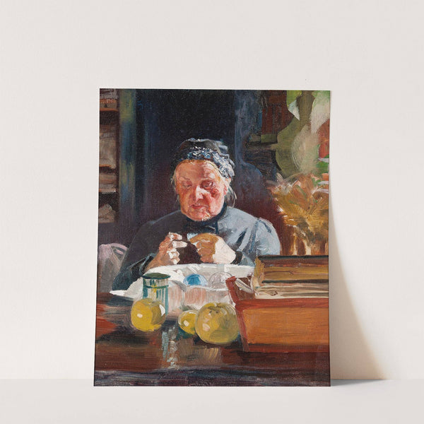 Woman at table, sketch by Jacek Malczewski