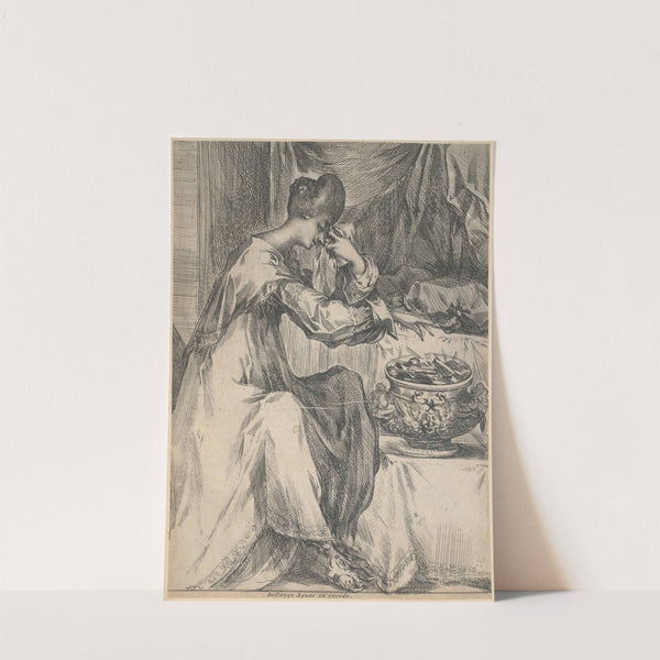 Woman at the Brazier by Jacques Bellange