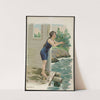 Woman bathing ; diving by Andreas Bloch