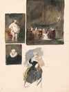 Woman Bathing in the River, Christ and the Adulteress, Cornelis van der Geest and Woman Seen from the Back