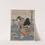 Woman Beside an Anchor; from the series Five Pictures of Low Tide by Utagawa Kuniyoshi