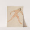 Woman Dancing with Her Head Thrown Back, rear view (ca. 1890 – 1917) by Auguste Rodin
