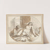 Woman Dying On A Bed, With One Man and Two Women Mourning Her (1787) by Giovanni Battista Cipriani