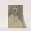 Woman Embroidering (1855-1860) by Edgar Degas