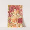 Woman Enframed in Flowers by Laura Coombs Hills