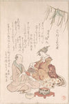 Woman Entertaining Her Guest with New Year Wine