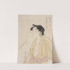 Woman Exhaling Smoke from a Pipe (circa 1792-1793) by Kitagawa Utamaro