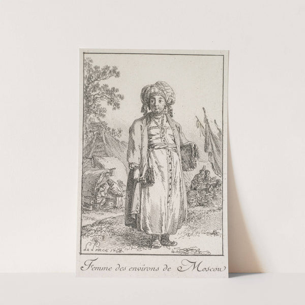 Woman from the Suburbs of Moscow (1768) by Jean-Baptiste Le Prince