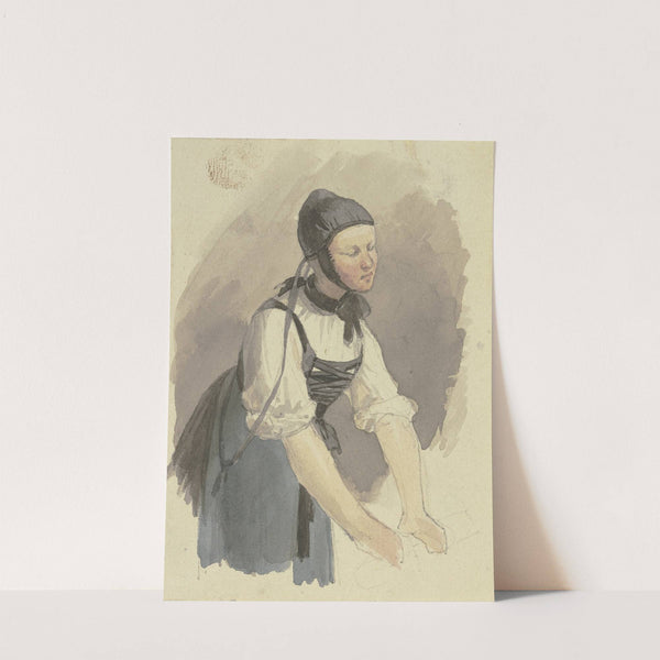 Woman, grasping by Jakob Becker