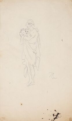 Woman Holding Dog
