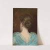 Woman in a Blue Dress by American School