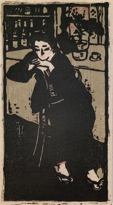 Woman in a Café
