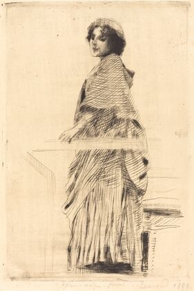 Woman in a Cape (La femme à la pèlerine) II