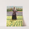 Woman in a Field of Hyacinths by George Hitchcock