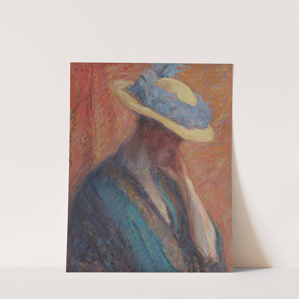Woman In A Hat (1913) by Wilho Sjöström